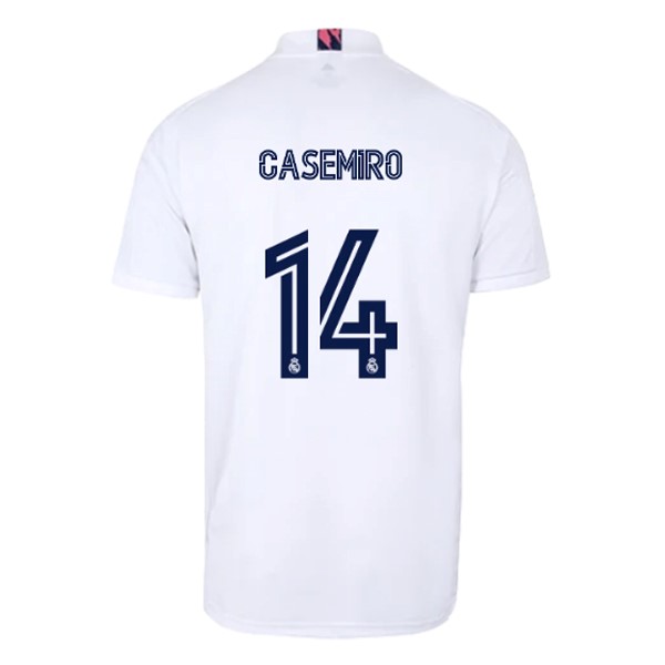 Camiseta Real Madrid Primera equipo NO.14 Casemiro 2020-2021 Blanco